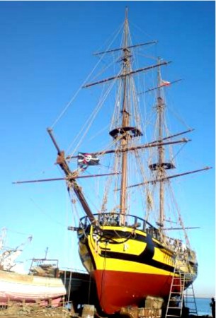 Dokončená LA GRACE na skluzu. Foto: Archiv La Grace.